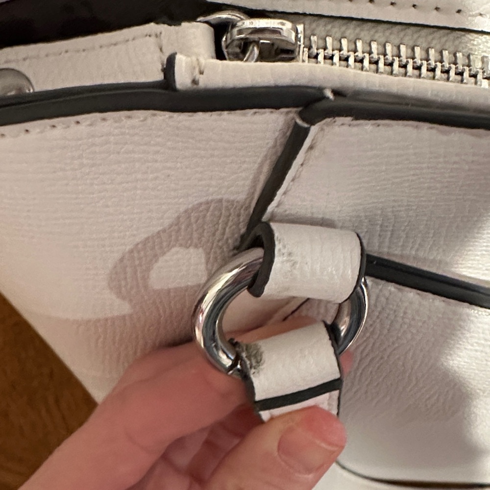 Karl Lagerfeld White Satchel Bag - Picture 14 of 15